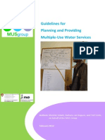 Guidelines for Planning and Providing Multiple-Use Water Services