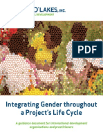 Integrating Gender throughout a Project’s Life Cycle