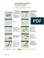 Hca 14-15 Calendar