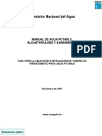 Guía para La Selección e Instalación de Tubería de Fibrocemento PDF