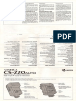 Sin Miedo Al Flash Yashica CS-220 Auto Manual Instrucciones PDF