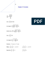 Multi Midterm Formula Sheet