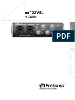 AudioBox22VSL QuickStart En