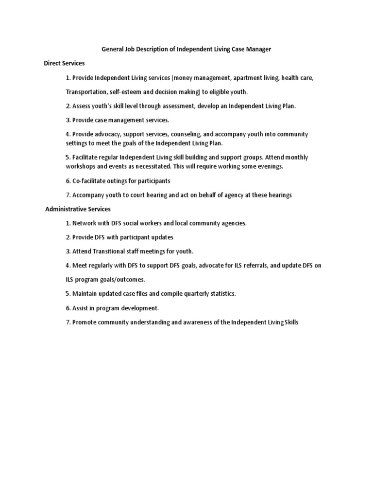 Job Description | PDF | Career & Growth | Business