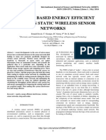 Matrix Based Energy Efficient Routing in Static Wireless Sensor Networks