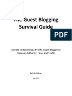 Guest Blogging Survival Guide