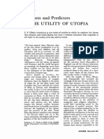 Futures Volume 3 Issue 4 1971 (Doi 10.1016/0016-3287 (71) 90058-9) I.F. Clarke - Prophets and Predictors - 1. The Utility of Utopia PDF