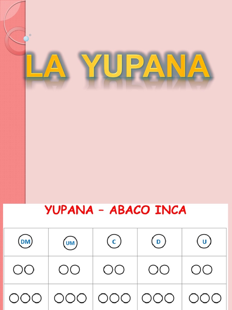 Yupana: Ábaco Inca para Aprender Matemáticas | PDF