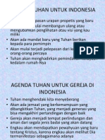 Agenda Tuhan Untuk Indonesia