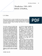 The Pattern of Prediction 1763-1973 The Predictive Utopia, 1871-1914