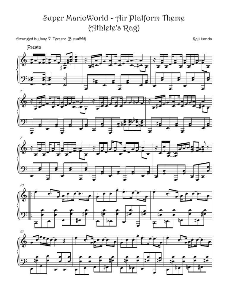 Super Mario World Air Platform Theme Athlete S Rag