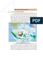 Karakteristik Provinsi Kalimantan Barat