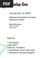 Introduction To WPF: Windows Presentation Foundation Codename "Avalon"