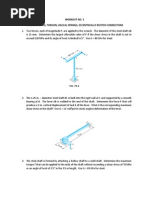 Workout No. 3 Poisson'S Ratio, Torsion, Helical Springs, Eccentrically Riveted Connections