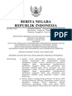 Peraturan Menteri Hukum Dan Hak Asasi Manusia Republik Indonesia Nomor 4 Tahun 2014