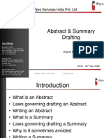 Abstract & Summary Drafting: Ippro Services India Pvt. LTD