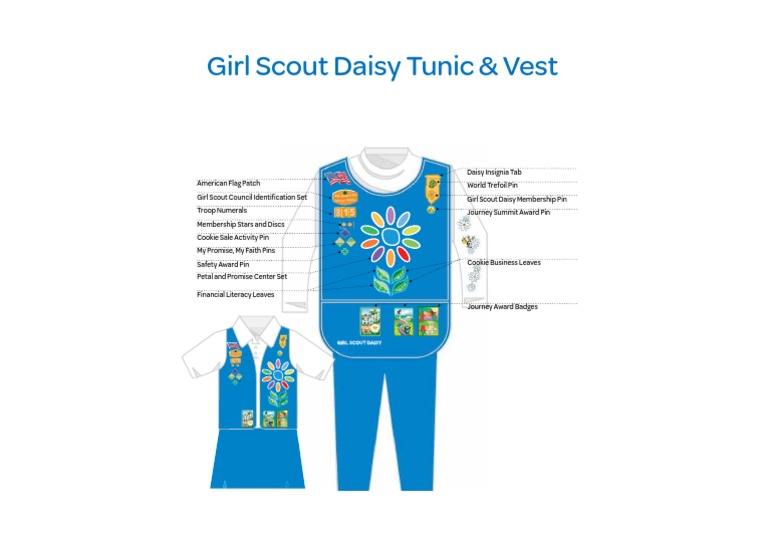 Girl Scout Daisy Tunic &amp; Vest | PDF