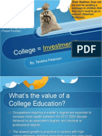 Value of A College Education
