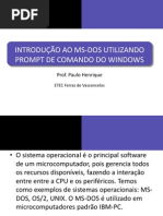 Introdução Ao MSDOS ETEC