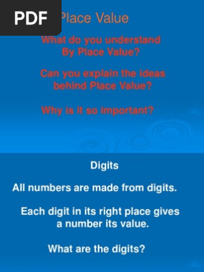 Place value 