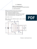 1 Trabalho Disciplina Manufatura Cnc