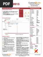 Access 2013 Cheat Sheet