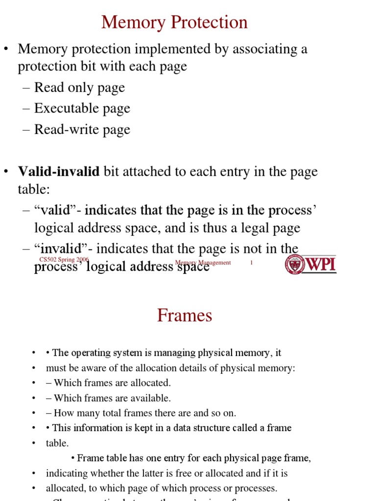 WK 4 - Memory Management | PDF