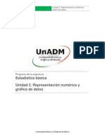 Unidad 2.Representación numérica y gráfica de datos