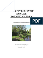 The University of Dundee Botanic Garden: A Guide To The Garden and Its Purpose