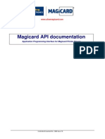Magicard API documentation for printer driver functions