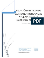 Ing Proyectos - Estudio de Plan de Gobierno