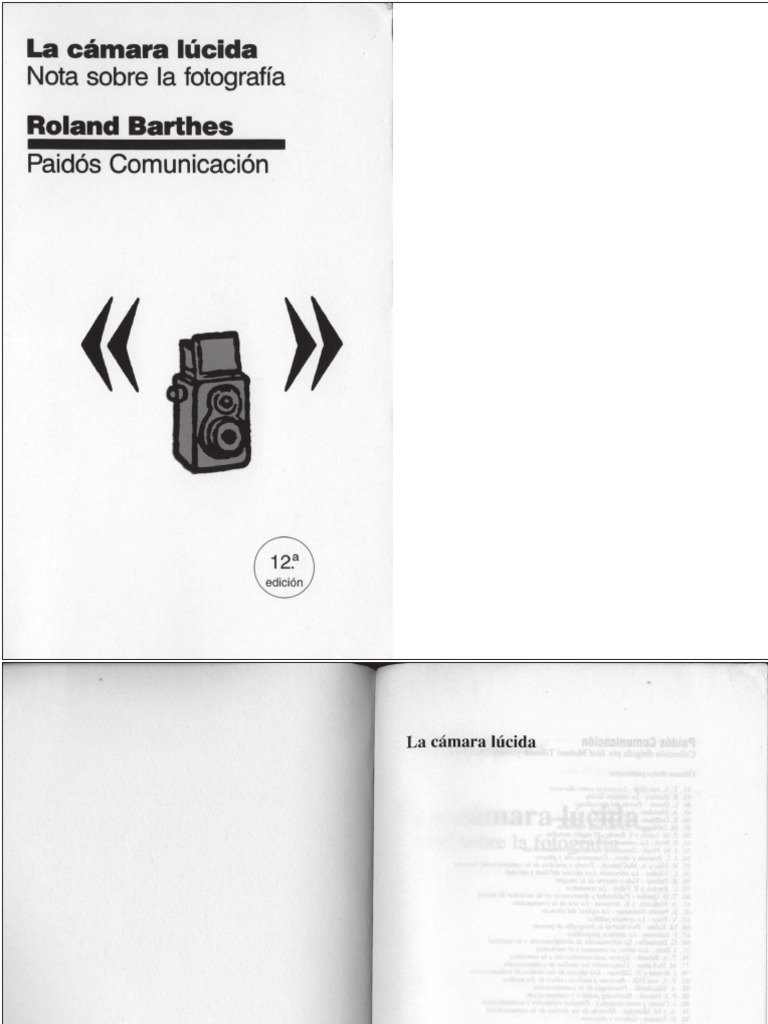 Roland Barthes - La Camara Lucida | PDF | Imagen