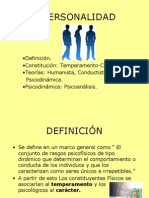 Personalidad-Teorías