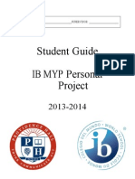MYP Personal Project Guide