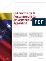 Los costos de la fiesta populista de Venezuela y Argentina (La Nación 2391)
