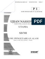 Soal Un Ipa SD p1 2013 1