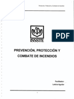 Prevención, Protección y Combate de Incendios_ ISSSTE