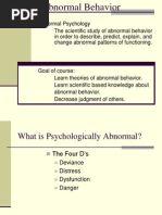 Abnormal Behaviour