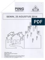 SCAN Kliping Berita Perumahan Rakyat, 25 Agustus 2014