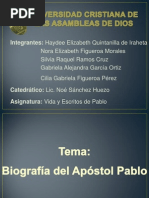 Biografía Del Apóstol Pablo