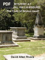 Download MYSTERY AT COLONIAL WILLIAMSBURG The Truth of Bruton Vault by David Allen Rivera SN237718316 doc pdf