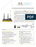 f3634s Cdma2000 1x Evdo Wifi Router Technical Specification