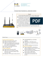 f3834s Lte&Wcdma Wifi Router Technical Specification