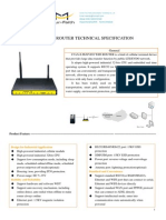 F3a34 Lte&Evdo Wifi Router Specification