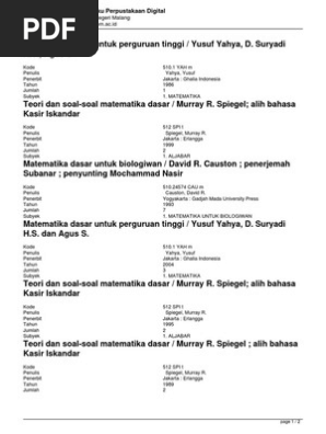 Matematika Dasar
