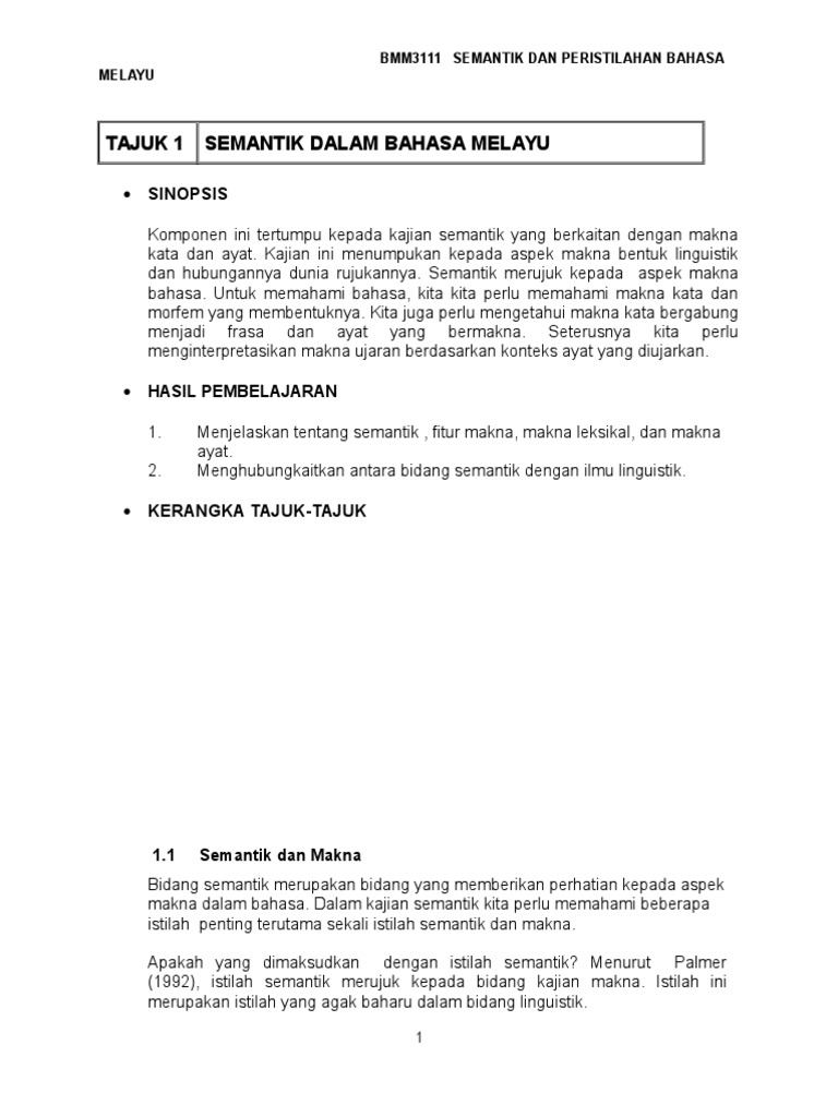 Modul Semantik Pdf