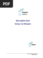MicroMAX-SOC Setup via Netspan