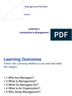 Course: Principles of Management:FIN-6103