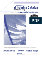Carrier HVAC Technical Training Catalog
