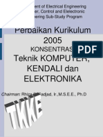 Perbaikan Kurikulum 2005 Teknik KOMPUTER, Kendali Dan Elektronika